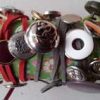 Leerveter Knopen Grijs - Afbeelding 2