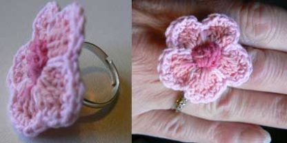 Ring Pink Flower