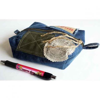 Etui/Make-up Tasje Jeans 5 - Afbeelding 2