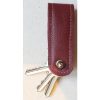 Sleutelhouder Leer Donker Rood - Afbeelding 2
