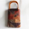 Damestas Leer Patchwork 8 - Bruin