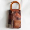 Damestas Leer Patchwork 8 - Bruin - Afbeelding 2