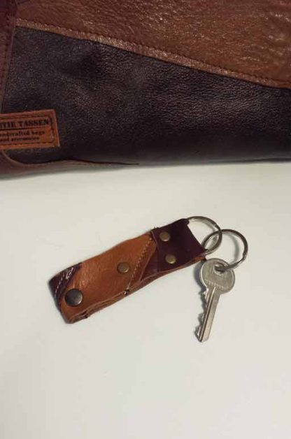 Sleutelhanger Leer - Bruin 2