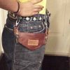 Beltbag Jeans Leer