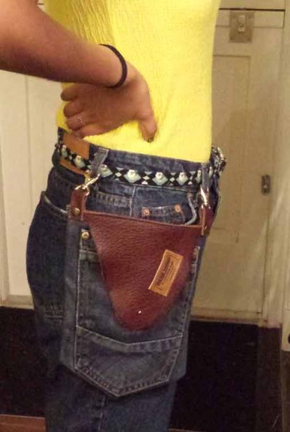 Beltbag Jeans Leer 2