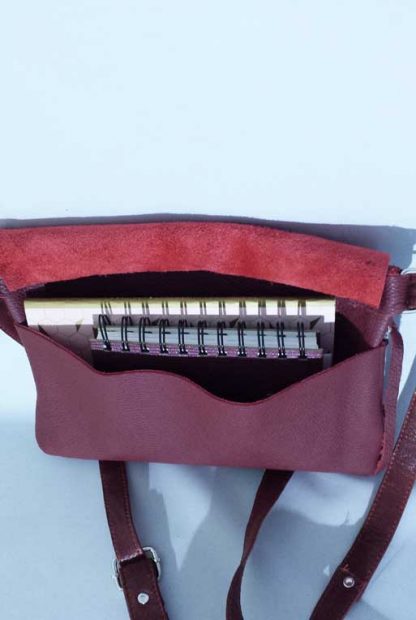 Tas Leer China Rood - Afbeelding 5