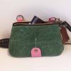 Tas Leer Double - Pink/Green - Afbeelding 2