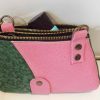 Tas Leer Double - Pink/Green - Afbeelding 3
