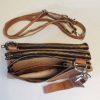 Tas Leer Triple - Krokodil - Afbeelding 2