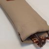 Brillenkoker Leer Beige Knijp - Afbeelding 2