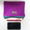Etui Ribfluweel Paars - Afbeelding 2