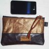 Etui Leatherlook Goud Bruin - Afbeelding 2
