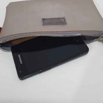 Etui Leatherlook Zilver - Afbeelding 3