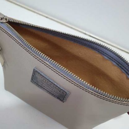 Make-up tasje Leatherlook Zilver - Afbeelding 4