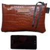 Etui Leatherlook Bruin