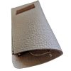 Brillenkoker Leer Taupe maat S - Afbeelding 3