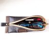 Brillenkoker Etui Leer Bruin - Afbeelding 2