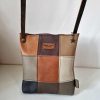 Tas Leer Patchwork Bruin - Afbeelding 4