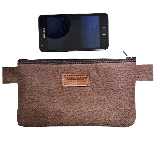Etui Microvezeldoek Bruin - 20x12 cm