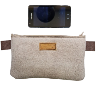 Etui Microvezeldoek Beige - 20x12 cm