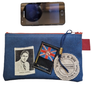 Etui Microvezeldoek Blauw - 20x12 cm
