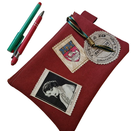 Etui Microvezeldoek Rood - 20x12 cm - Afbeelding 2