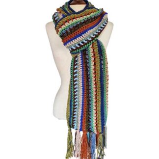 Sjaal Bohemian Multicolor - Groen - Blauw - Beige - Rood